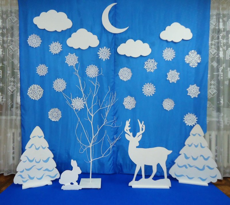 Фотозоны на новый год в детском саду