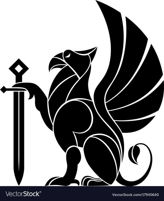 Грифон стилизованный