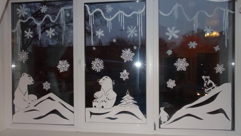 Новогодние окна