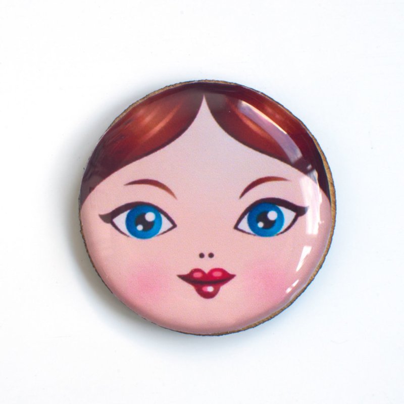 Лицо матрешки для детей