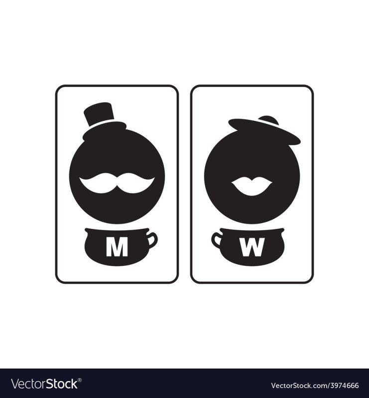 Прикольные значки для туалета