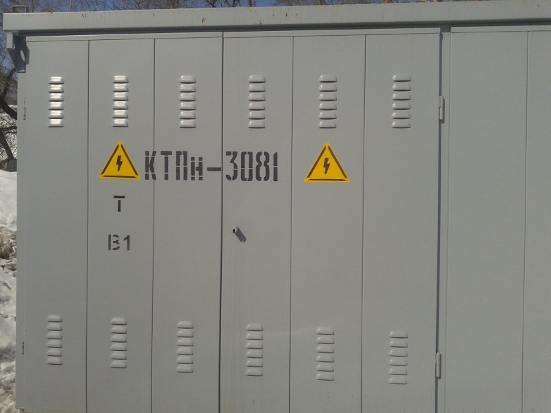 Надписи на дверях БКТП трансформаторных подстанций