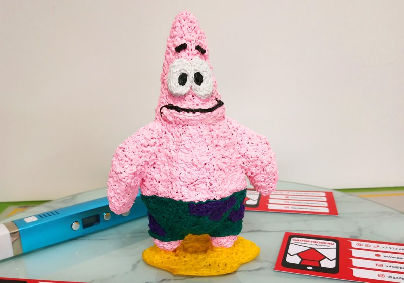 Спанч Боб 3д ручкой