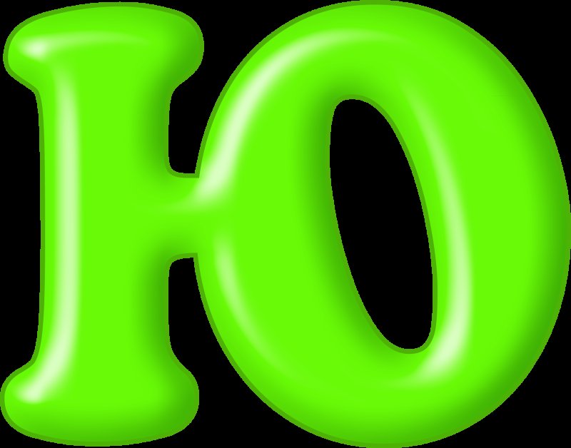 Цветные буквы алфавита