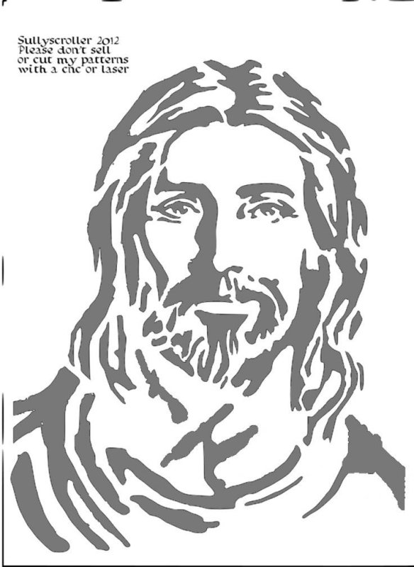 Иисус эскиз