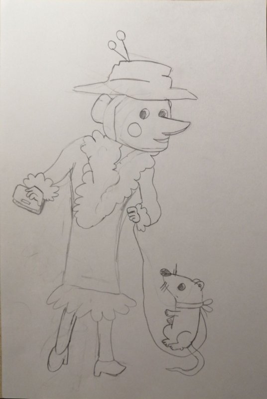 Шапокляк раскраска