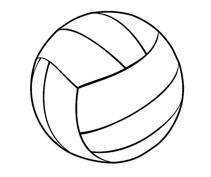 Мячик раскраска для детей