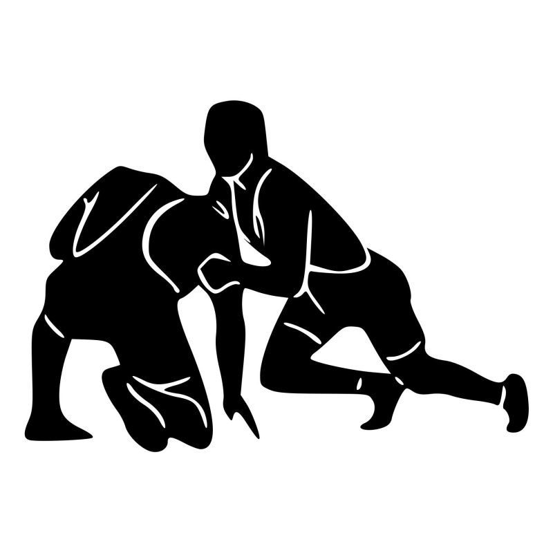 Греко-Римская борьба борец вектор