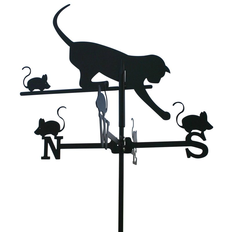 Указатель ветра большой 202 «кот и мышь»
