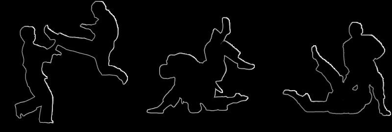 Силуэт дзюдоиста