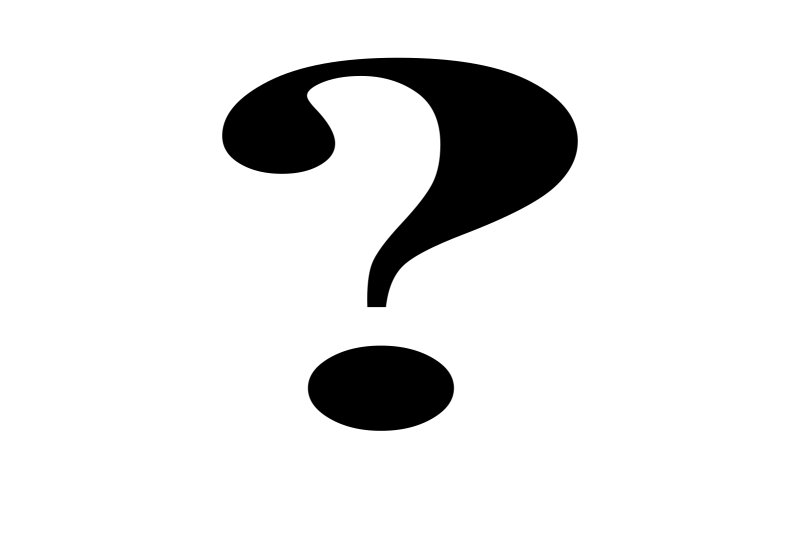 Красивый знак вопроса