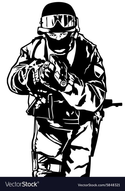 Спецназ рисунок