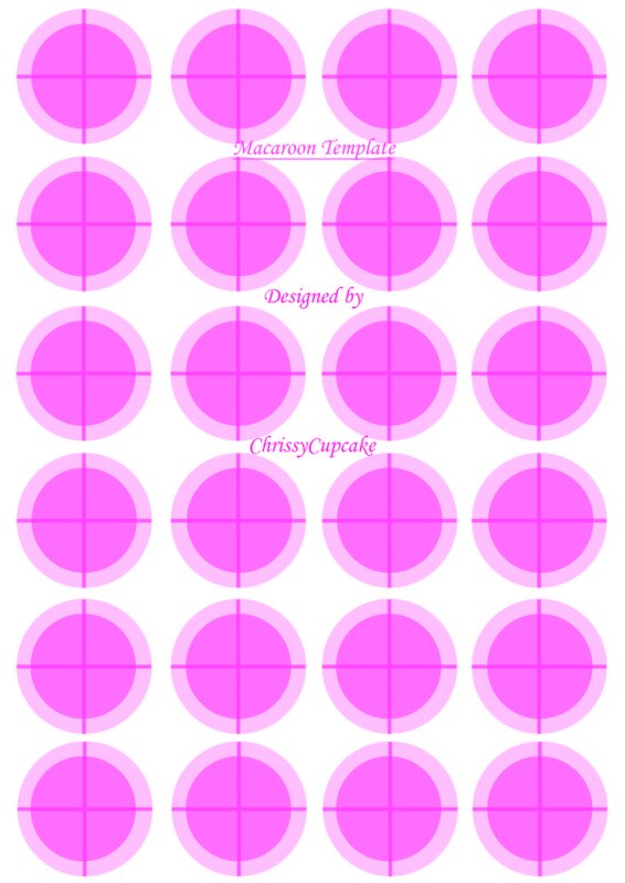 Трафарет для макарунс
