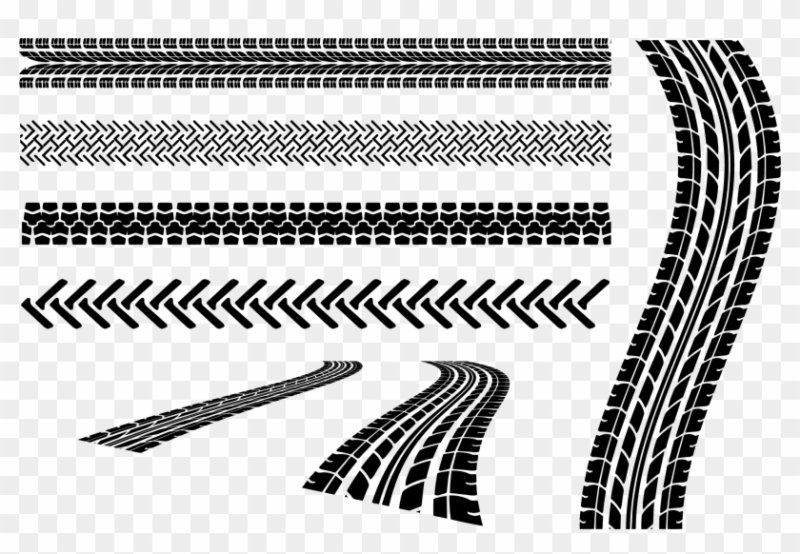Отпечаток протектора шины