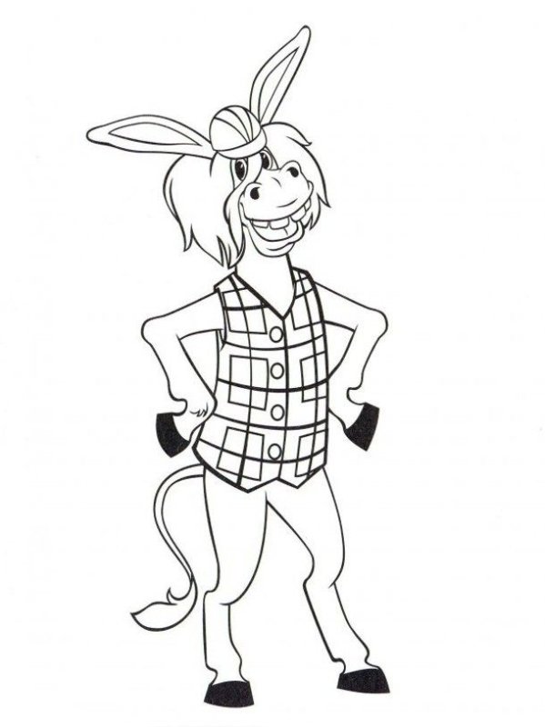 Бременские музыканты раскраска