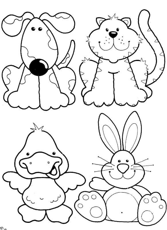 Рисунки для раскраски