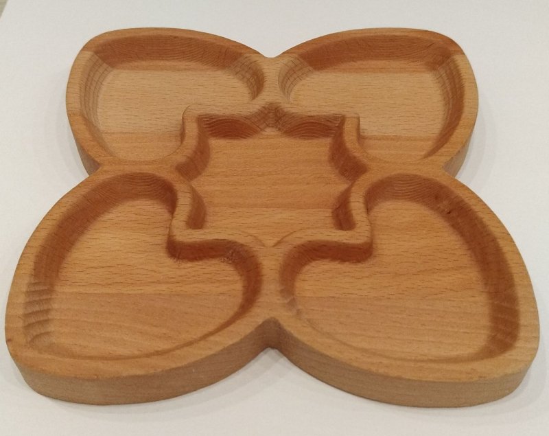 Менажница из глины