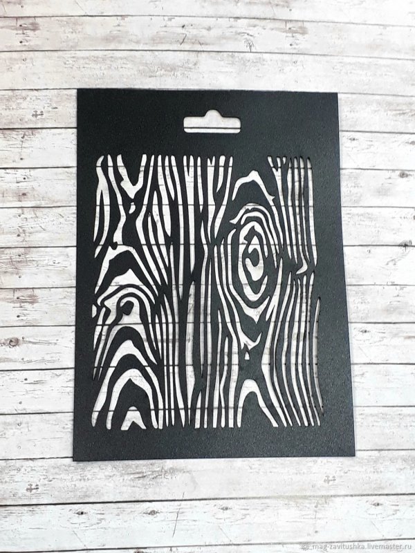 Трафарет под дерево