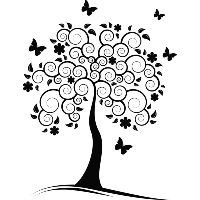 Стилизованные деревья