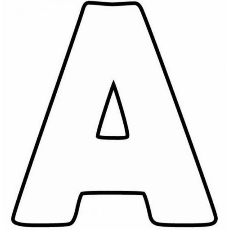 Буквы для торта трафарет