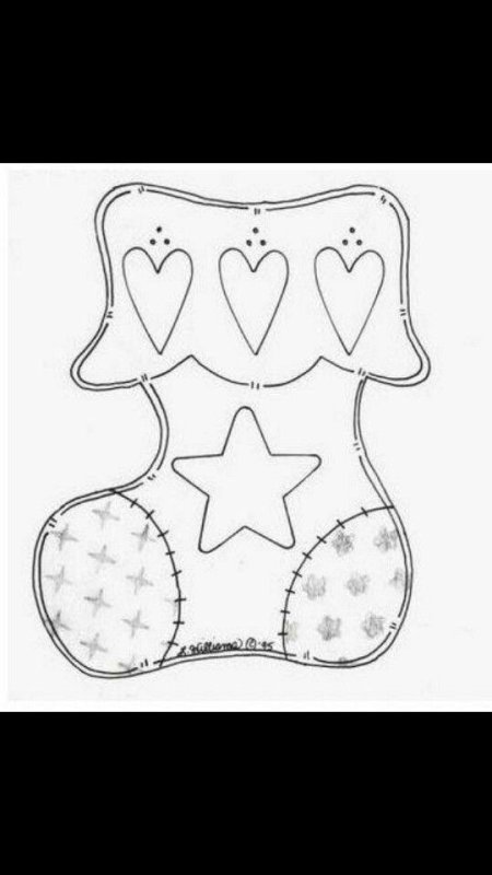 Игрушки из фетра на елку выкройки