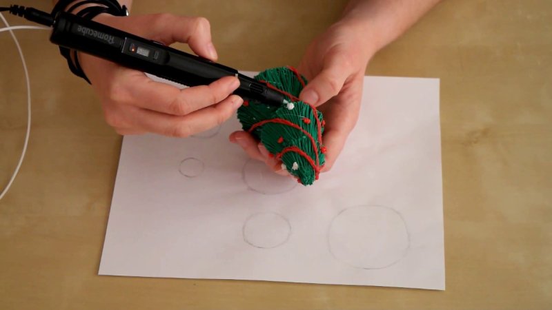 Елка для 3 d ручки