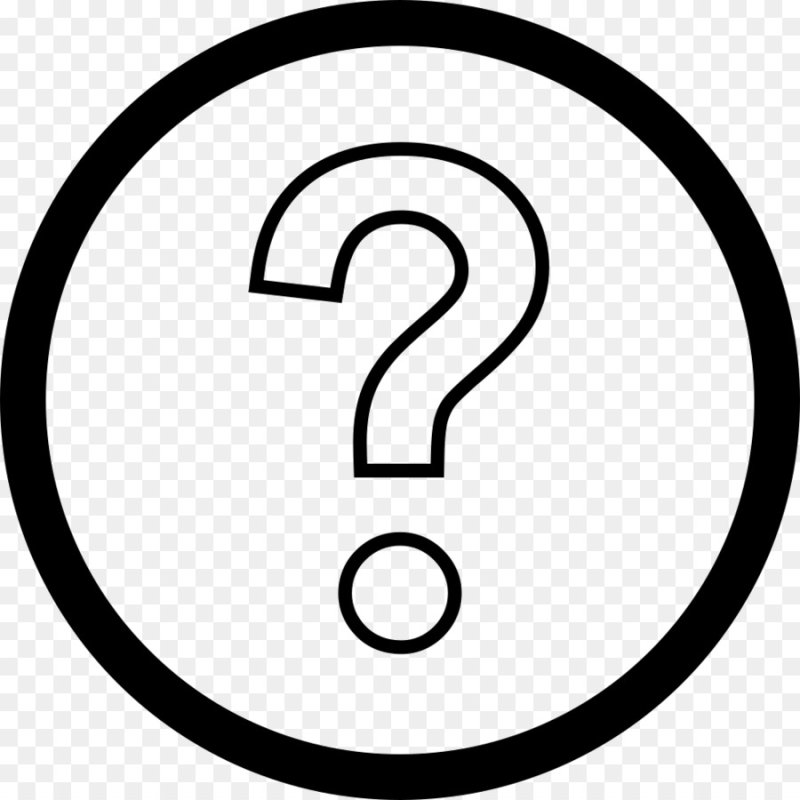 Кружок со знаком вопроса