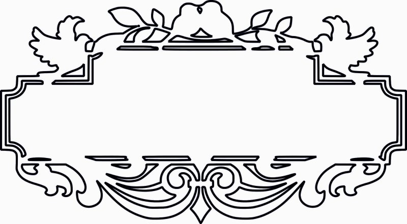 Красивая табличка для надписи