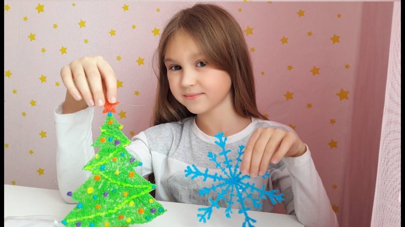 Елка из 3д ручки