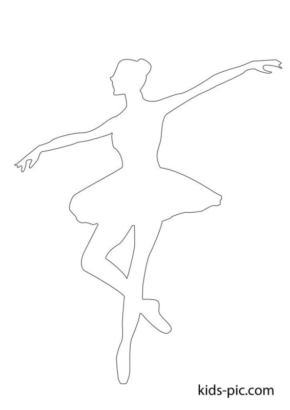 Балерины трафареты для вырезания