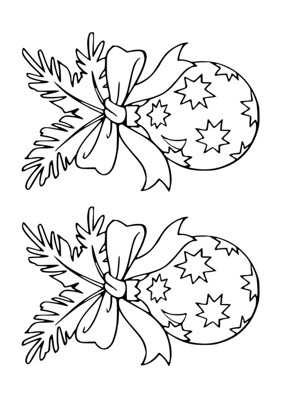 Шаблоны новогодних игрушек