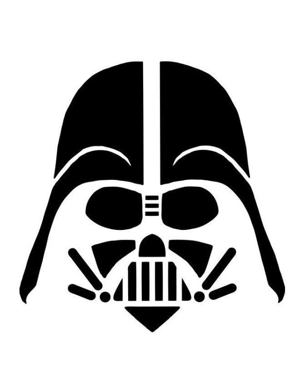 Шлем Дарта Вейдера вектор