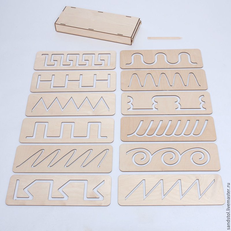 Набор трафаретов для рисования детям