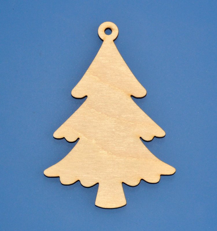 Деревянная заготовка ёлка