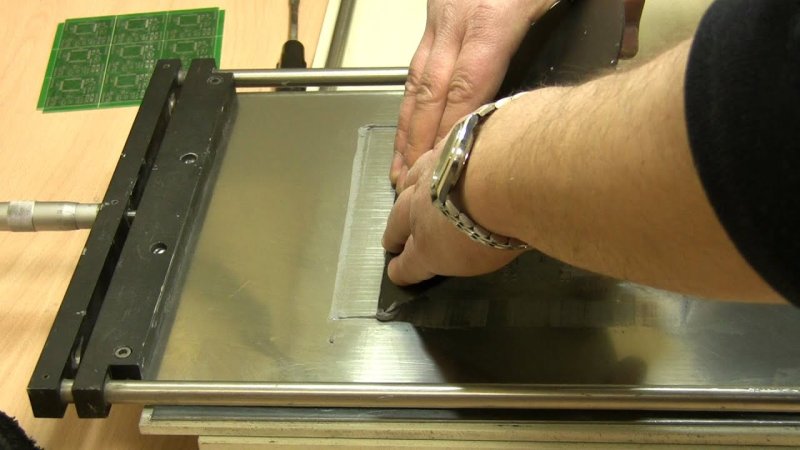 Ручной трафаретный принтер для печатных плат