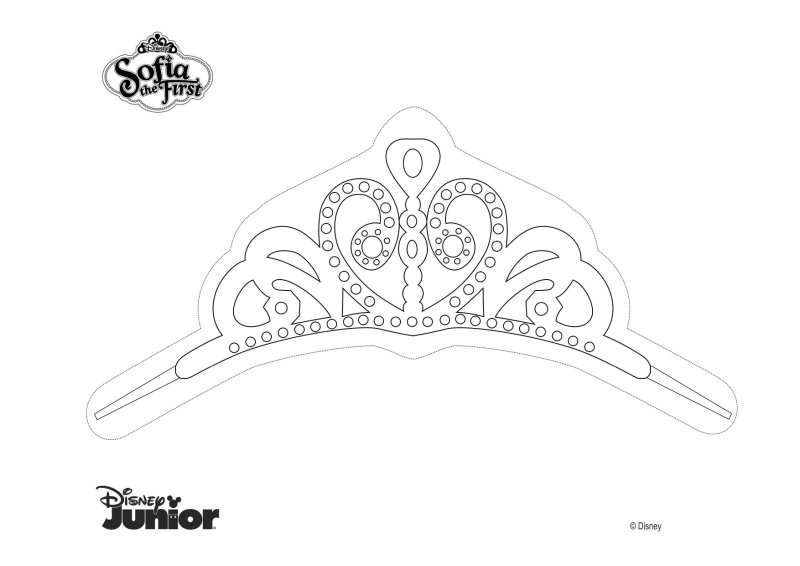 Лекало короны принцессы