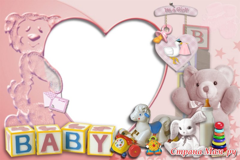 Фоторамка для новорожденных