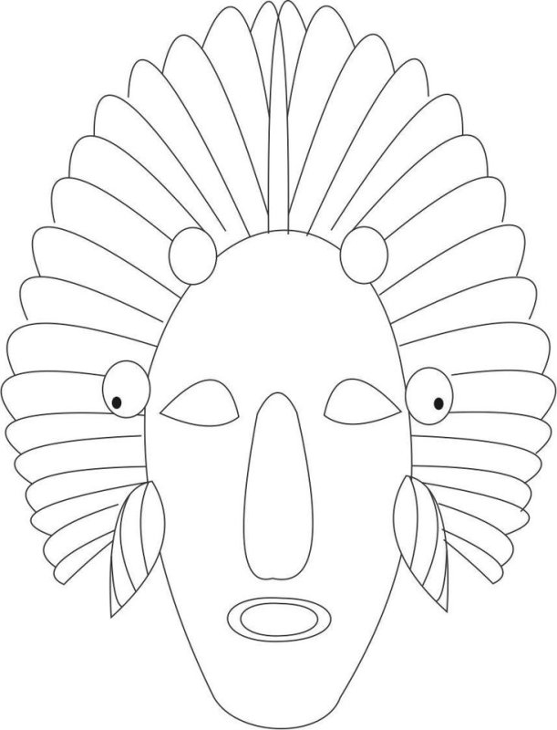 Маска раскраска