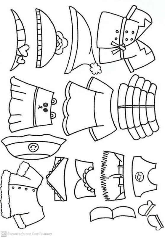 Одежда для бумажной утки