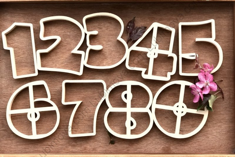 Вырубка "цифра 5" 10 см