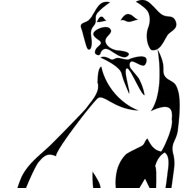 Стилизованная собака