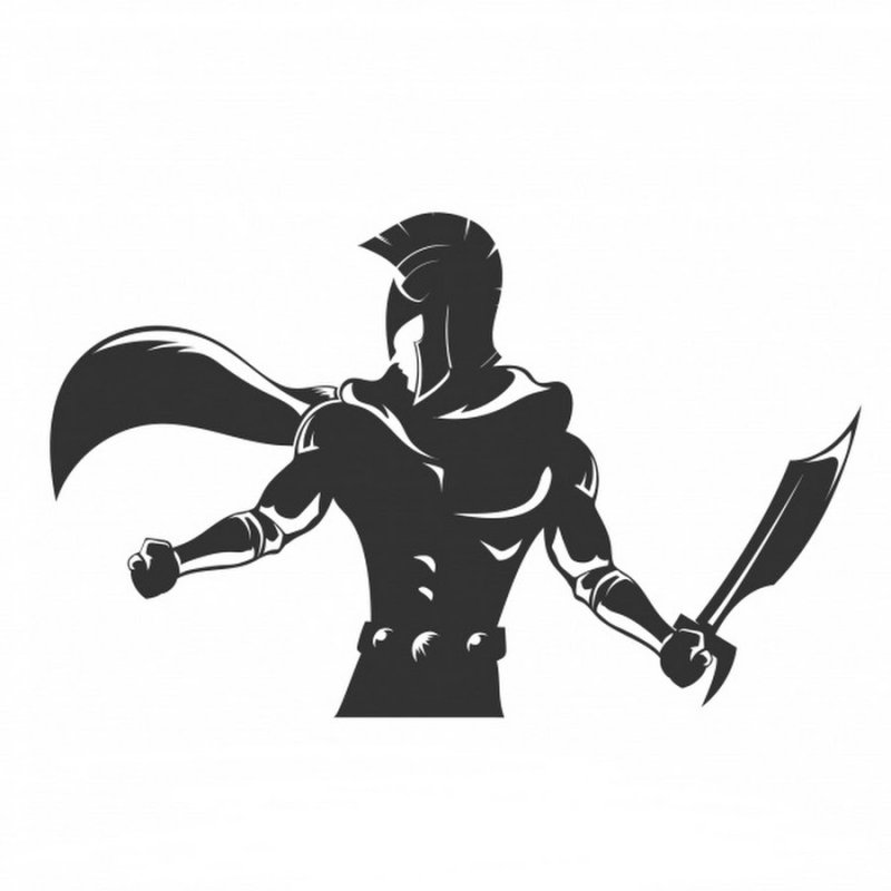 Силуэт воина