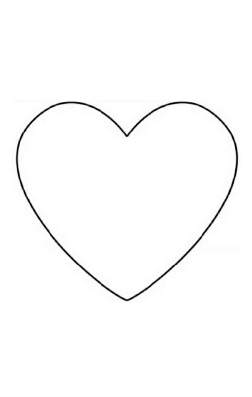 Сердечко шаблон