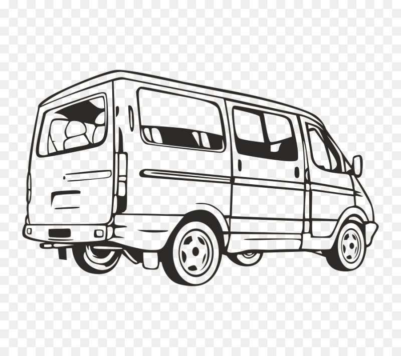 Раскраски машины Газель