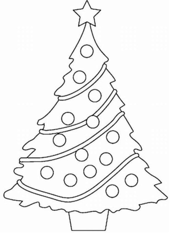 Трафарет Новогодняя палка