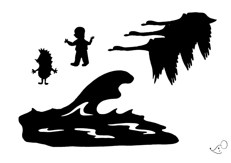 Теневой театр гуси лебеди