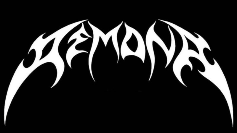 Трафарет демон