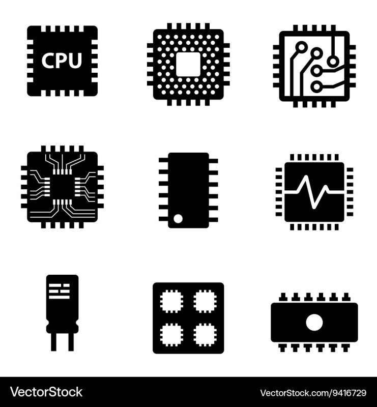 Микросхема вектор