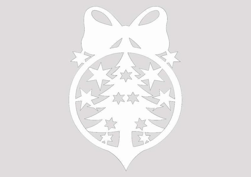 Трафарет игрушки на окно