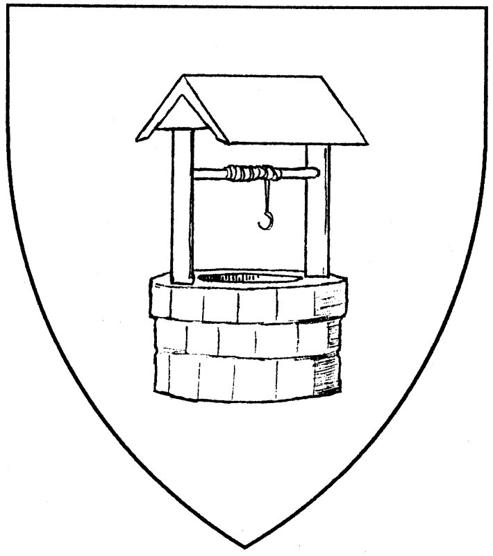 Колодец трафарет